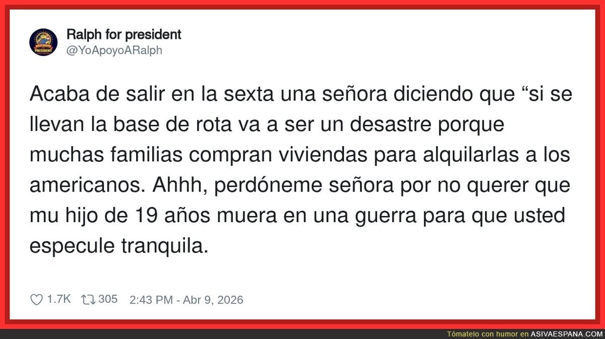 Claro, que mi hijo se coma una guerra, pero t&uacute; no me toques el Airbnb para yankees, por @YoApoyoARalph