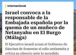 &iquest;Os parece bonito ofender a Netanyahu?