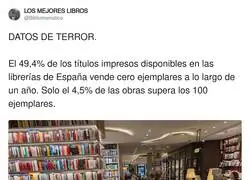 No es que mi libro sea malo, es que en Espa&ntilde;a la gente no lee
