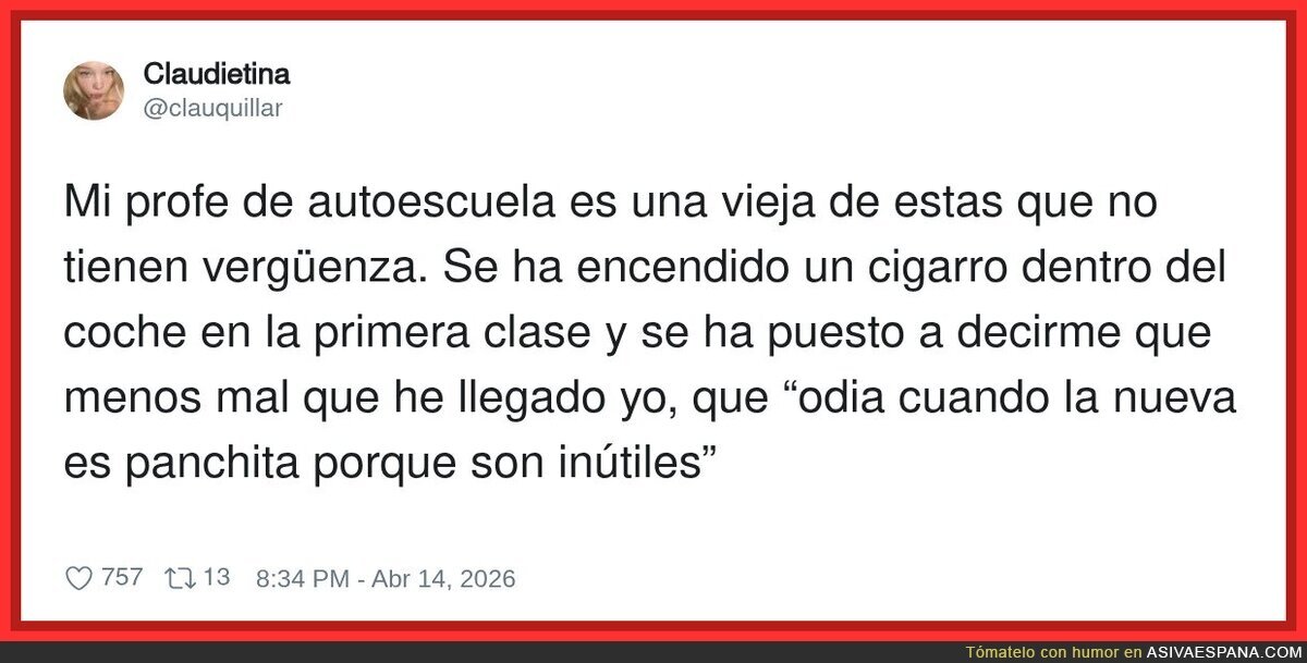 Un profe a la vieja usanza, estilo espa&ntilde;ol
