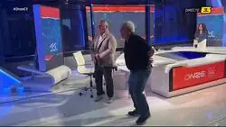 As&iacute; han celebrado los periodistas de TV3 la eliminaci&oacute;n del Real Madrid de Arbeloa en la Champions