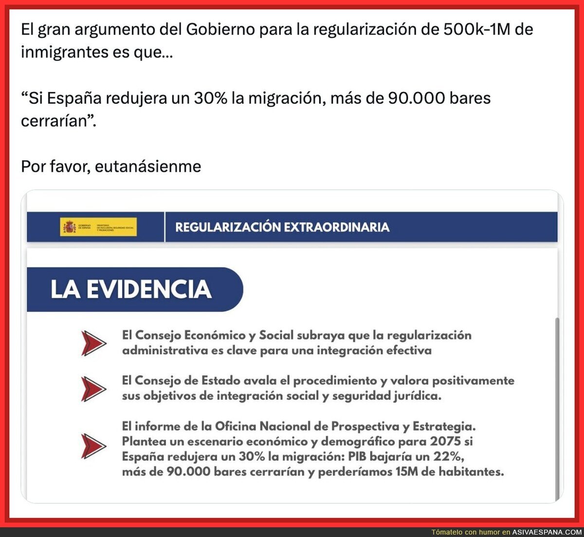 Un argumento a la altura de sus capacidades