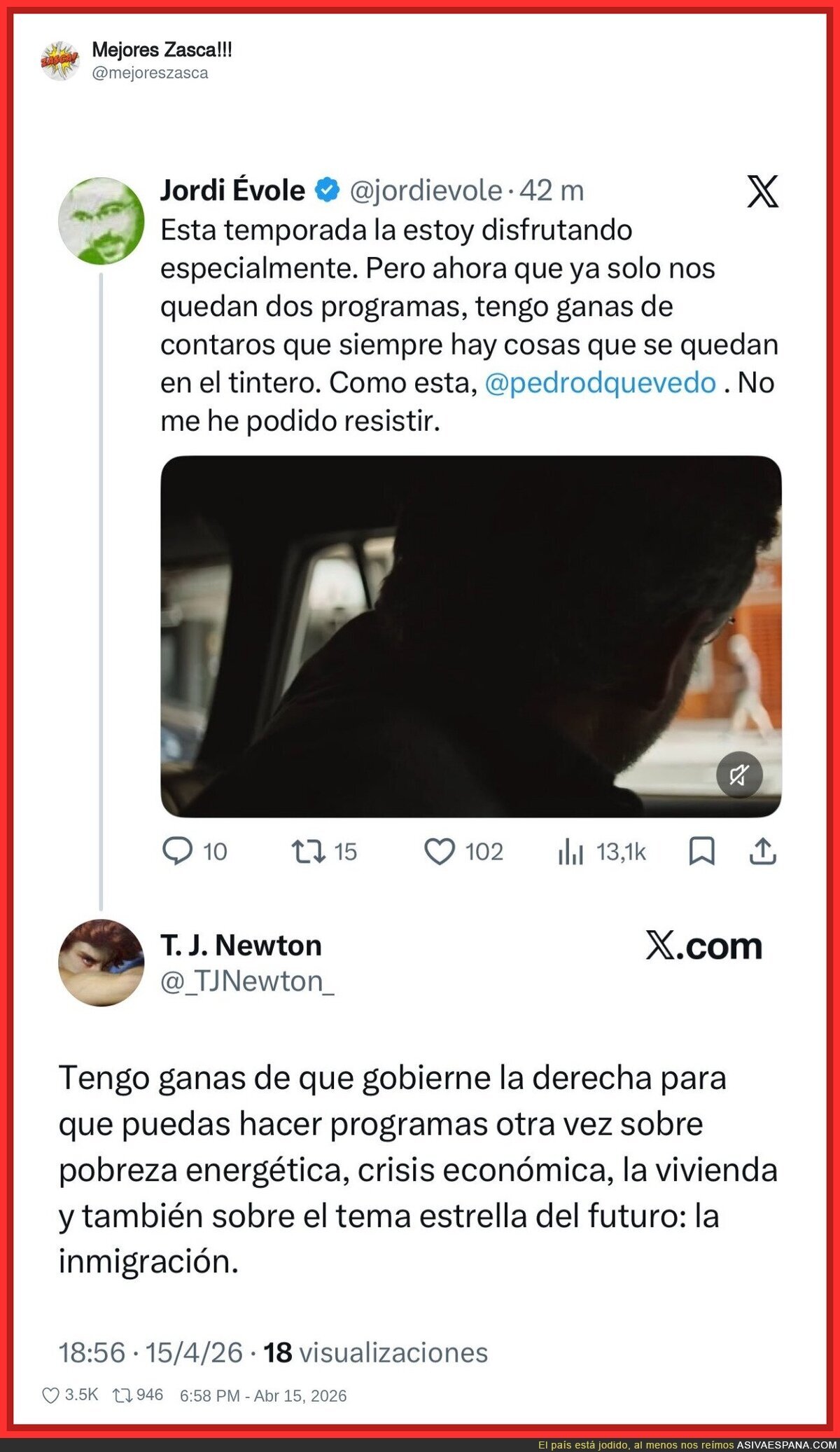 &Eacute;vole, se te ve el plumero y qui&eacute;n te paga