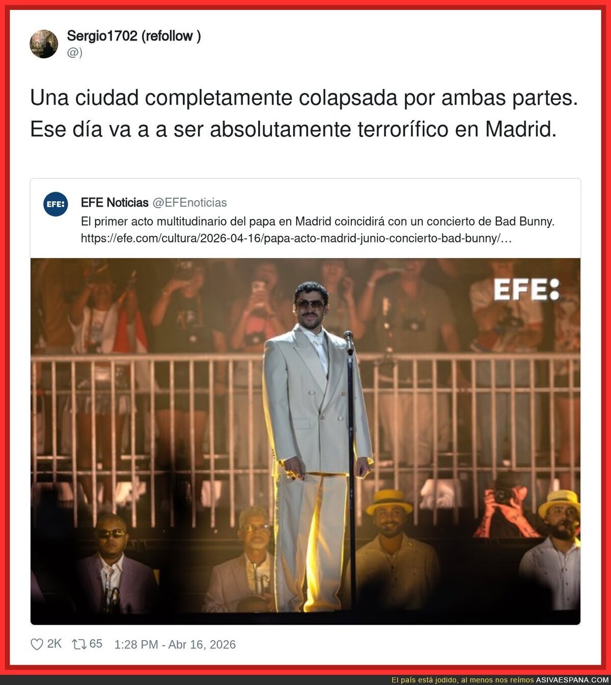 Bad Bunny vs El Papa