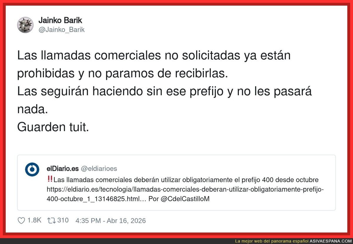 Cada tarde tengo al colombiano vendi&eacute;ndome Jazztel