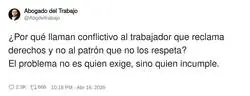 En la empresa el conflicto es pedir lo que pone en tu contrato