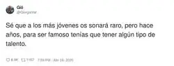 Antes te hac&iacute;as famoso por tener talento; ahora con tener cobertura ya vas sobrao