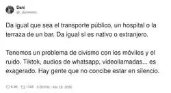 Hay gente que cree que el modo silencioso es solo para los funerales