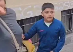 El caos en las calles de Bilbao, el se&ntilde;or expone al ni&ntilde;o que le rob&oacute;