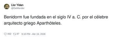 Benidorm, obra de Aparth&oacute;teles, disc&iacute;pulo de Airbnbcrates