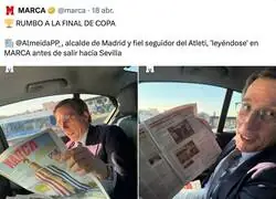 Dando ejemplo, va sin cintur&oacute;n de seguridad y lo expone p&uacute;blicamente