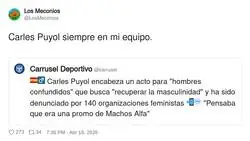 Yo: &ldquo;Puyol siempre en mi equipo&rdquo; // Puyol: &ldquo;equipo de recuperar la masculinidad&rdquo;