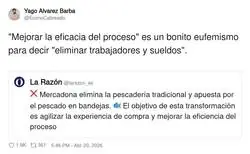 En Mercadona no despiden, solo te convierten en &ldquo;optimizaci&oacute;n del proceso&rdquo;