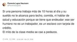 Y nos lo quieren vender como clase media