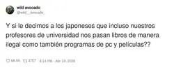 En Jap&oacute;n: honor. Aqu&iacute;: el profe te pasa el PDF y el crack del Photoshop en un pendrive del 2012