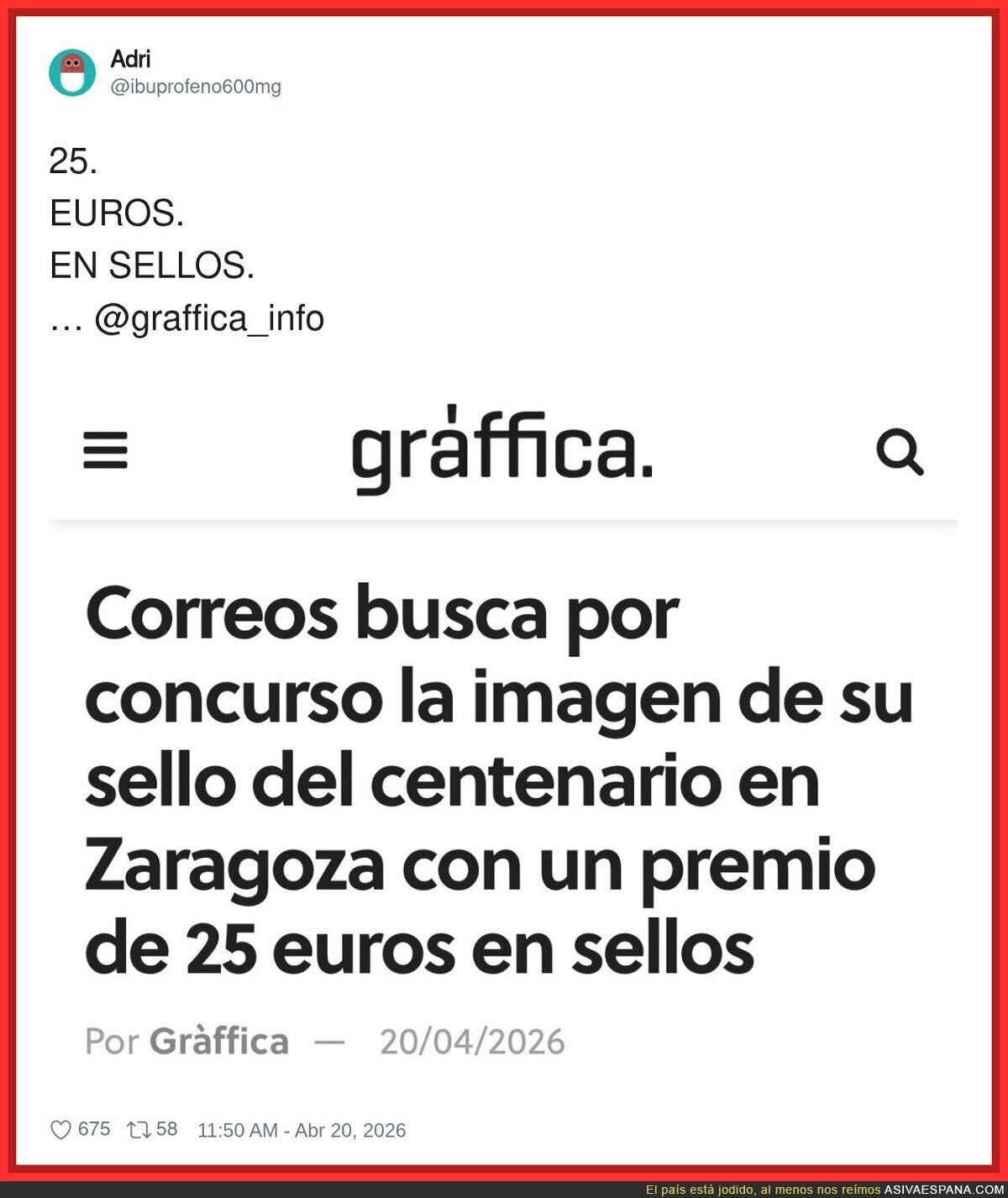 El premio es de 25&euro;&hellip; ni enciendo el ordenador