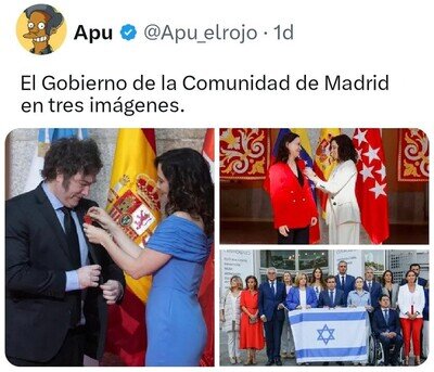 Y falta la de Ayuso entregandole a Trump el premio Faro del Mundo Libre. Demencial