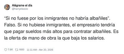 Traducci&oacute;n: no es que falten alba&ntilde;iles, es que sobran empresarios queriendo pagar en &ldquo;gracias&rdquo;