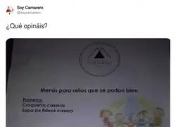 Esto no es un men&uacute; infantil, es el primer borrador del C&oacute;digo Penal