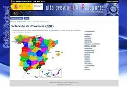 En Espa&ntilde;a la web para renovar el DNI parece hecha en 2009