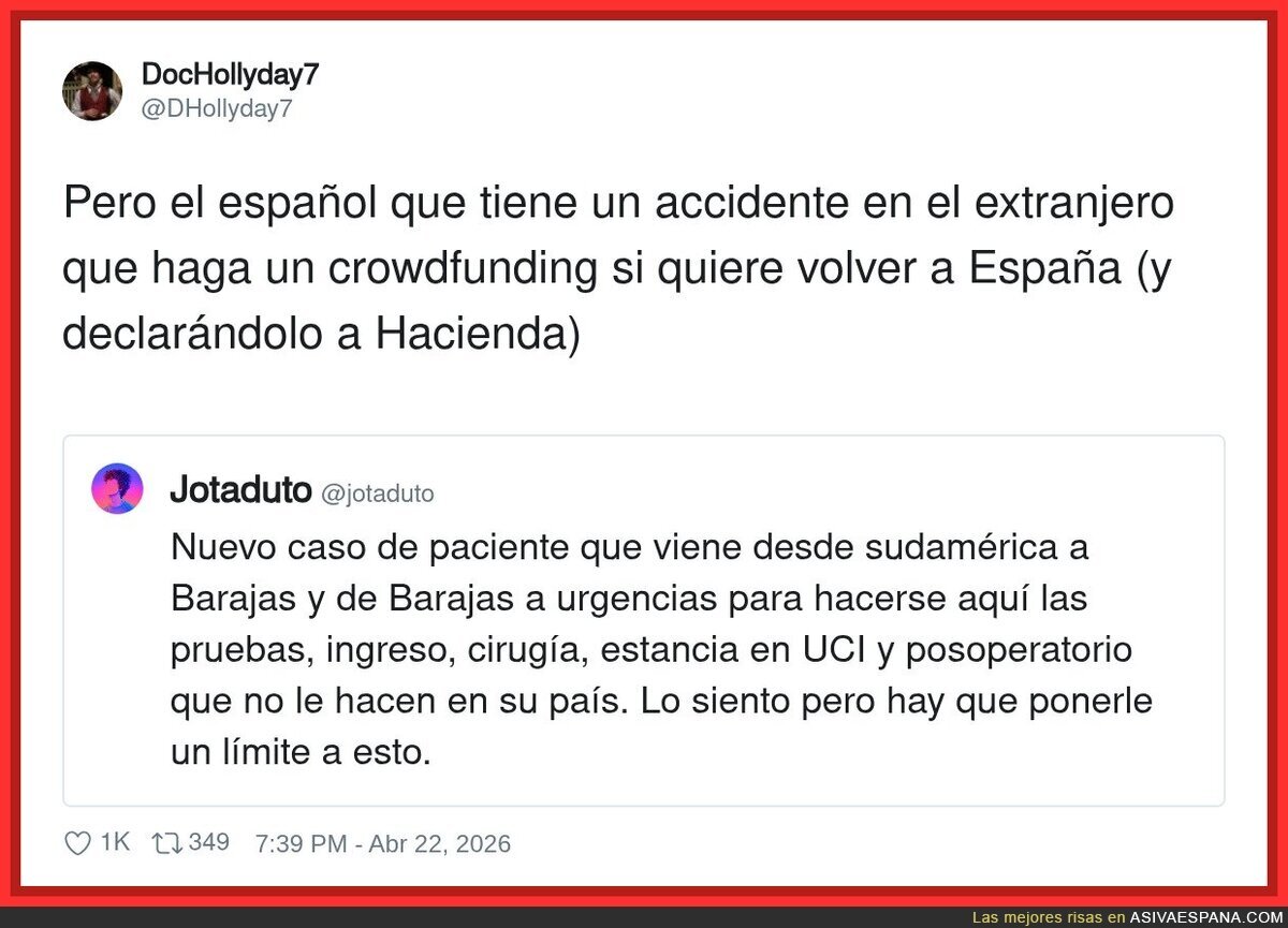 Sanidad gratis s&iacute;, pero con aduanas: &iquest;traes receta o vienes de shopping quir&uacute;rgico?