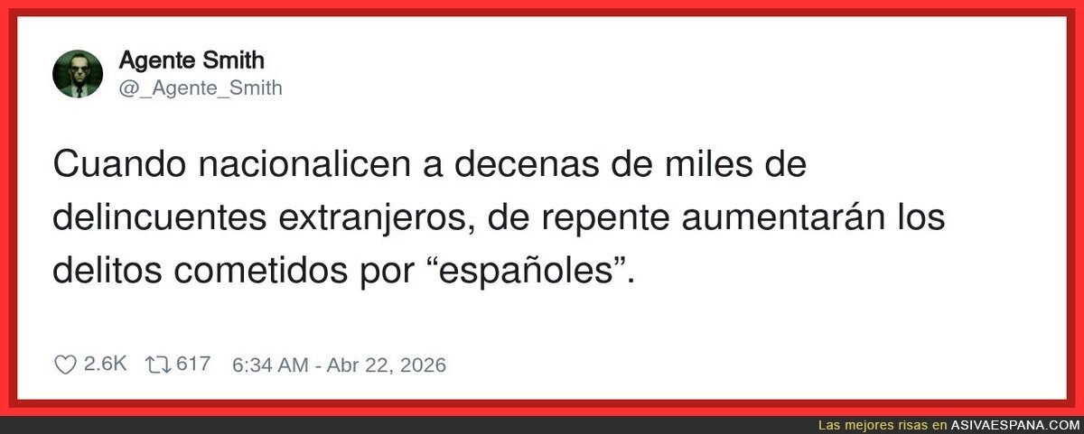 Truco estad&iacute;stico: cambia el DNI y el delito ya es &ldquo;made in Spain&rdquo;