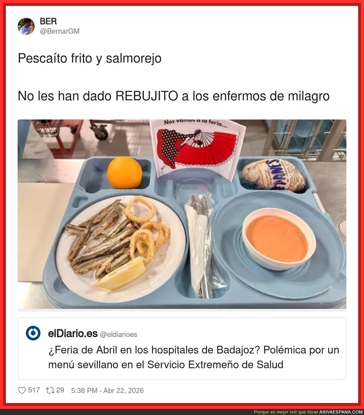 Men&uacute; degustaci&oacute;n de Sevilla&hellip; pero sin la parte divertida