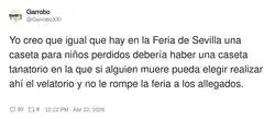 El sevillano menos eficiente: &ldquo;&iquest;Velatorio? En la caseta, que no se corte la feria.&rdquo;
