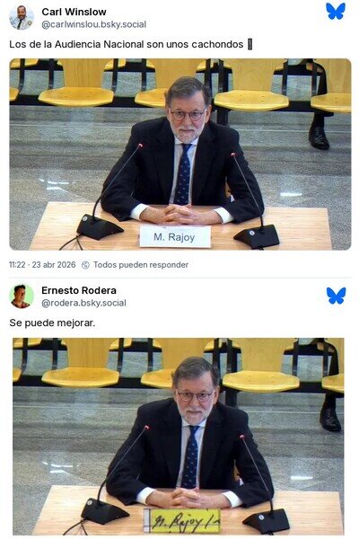 Sentarse frente a ese cartel es la prueba inequ&iacute;voca