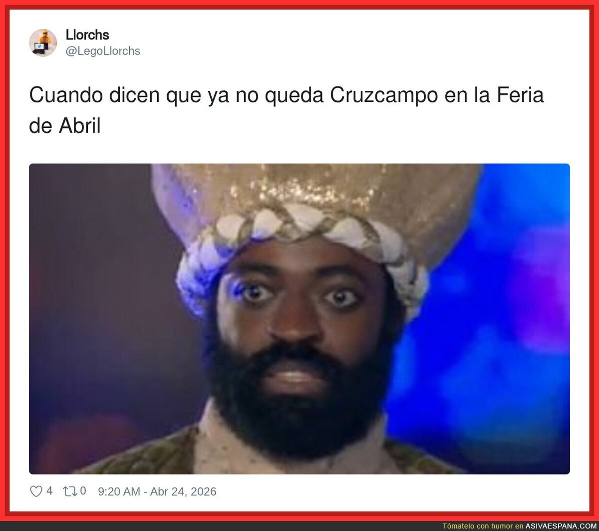 Perfecto, entonces ya es oficialmente un evento cultural sin patrocinio