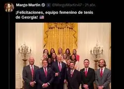 Trump por delante con sus se&ntilde;oros MAGA y deja en segundo plano a las campeonas de Tenis. Nada que las redes no puedan arreglar
