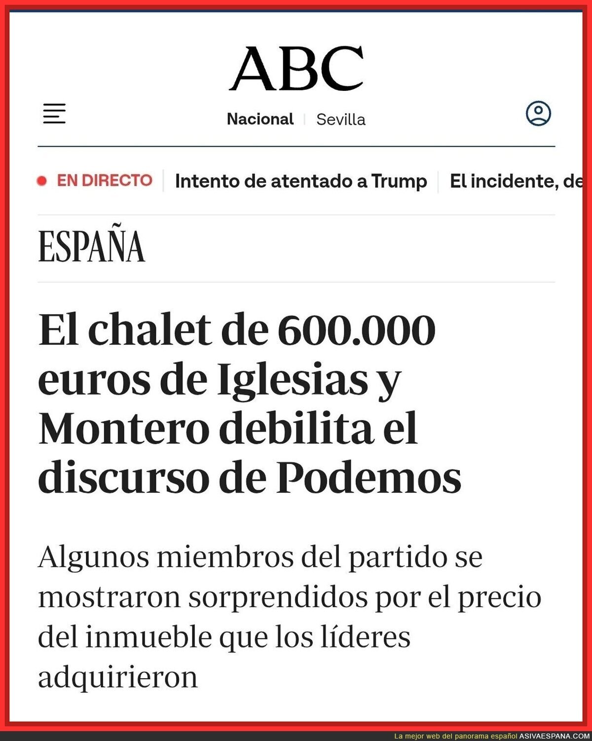 &iquest;Os acord&aacute;is de cuando una vivienda de 600.000&euro; era un "casopl&oacute;n"?