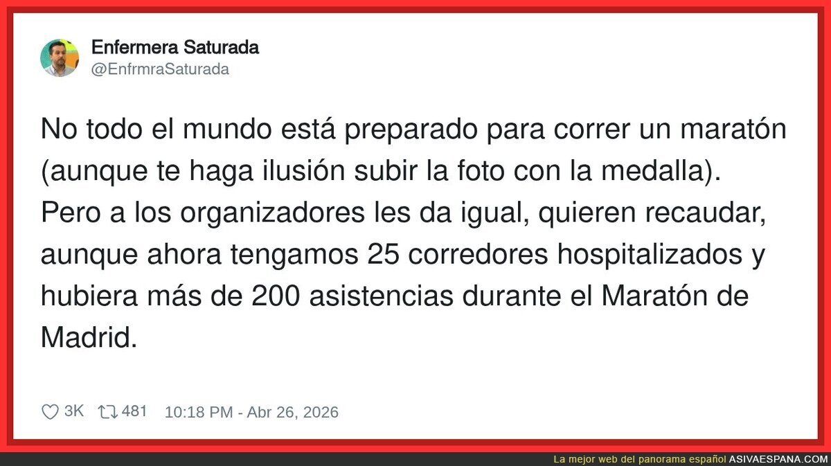No estoy preparado para un marat&oacute;n, pero mi ego s&iacute; para la foto con la medalla