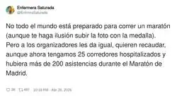 No estoy preparado para un marat&oacute;n, pero mi ego s&iacute; para la foto con la medalla