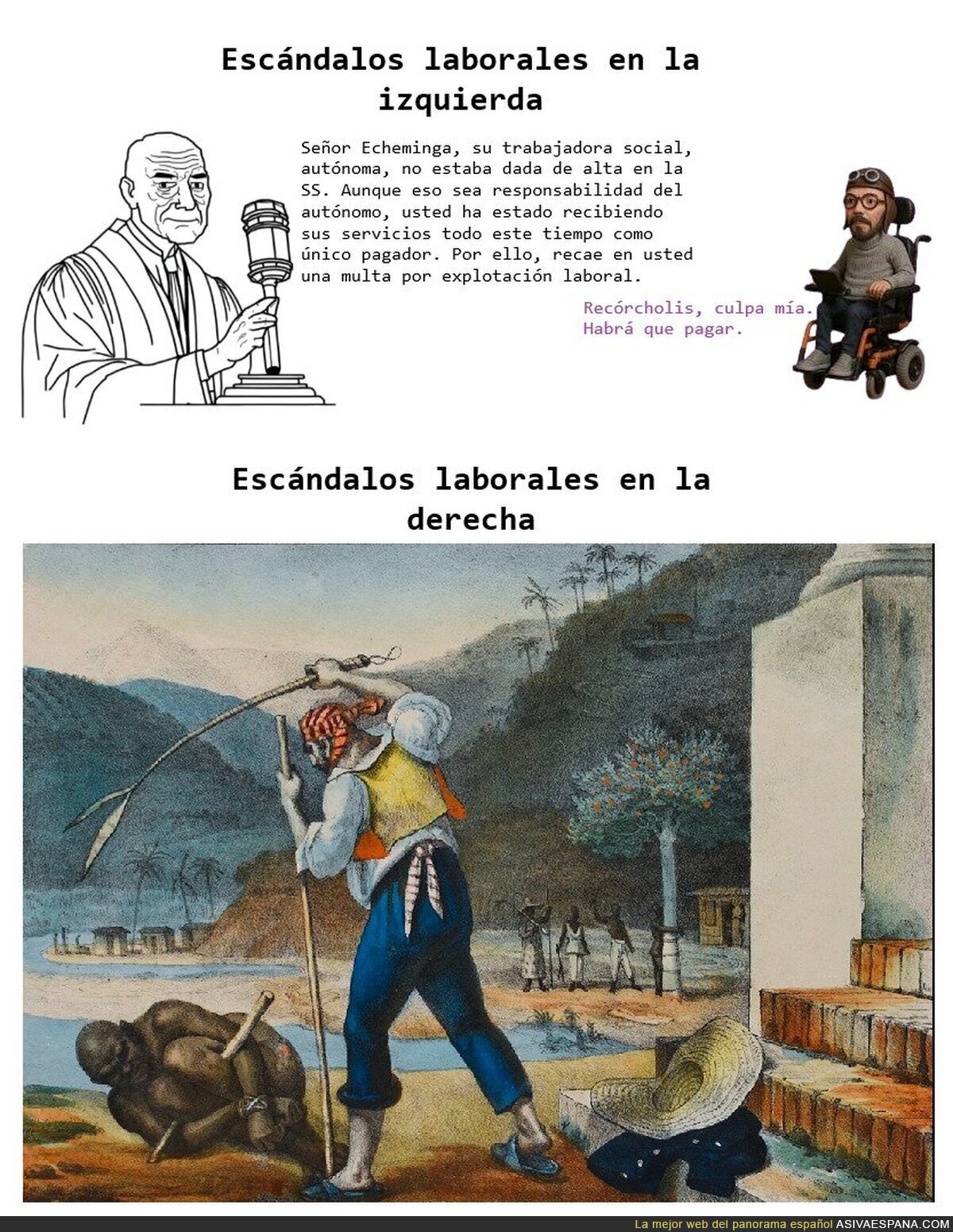 Recordad esto cuando vuelvan a criticar la regularizaci&oacute;n de los inmigrantes. &iquest;Qui&eacute;n sale peor parado? &iquest;Espa&ntilde;a por tener m&aacute;s cotizantes? &iquest;O el se&ntilde;orito de Vox que tiene a 200 temporeros senegaleses cobrando en negro y en condiciones infrahumanas?