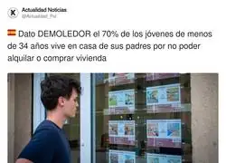 Yo mirando pisos como quien mira Ferraris, nunca podr&eacute; acceder