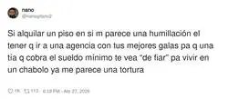 Ir a ver un piso es ya como una entrevista de trabajo, pero es que encima pagas t&uacute;