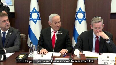 C&iacute;nico Netanyahu: "Mi esposa y yo quedamos conmocionados al enterarnos del intento de asesinato de Trump. No hay lugar para la violencia, ni contra l&iacute;deres pol&iacute;ticos ni contra nadie". Israel ha asesinado a m&aacute;s de 64.000 ni&ntilde;os solo en Gaza