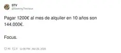 Me flipa pagar una casa entera por vivir de prestado