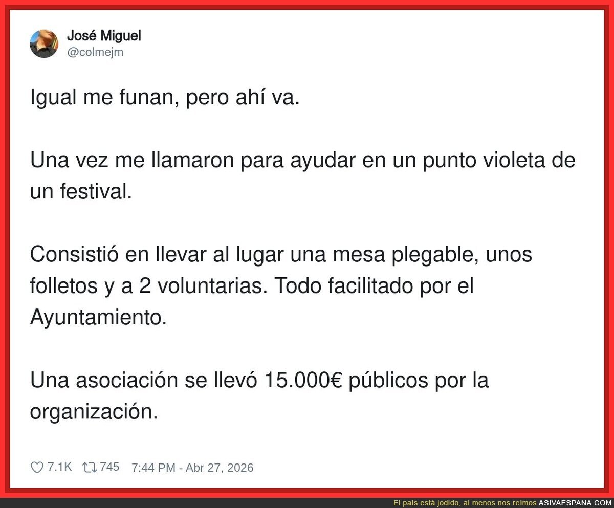 Lo de los chiringuitos del gobierno es una cosa...