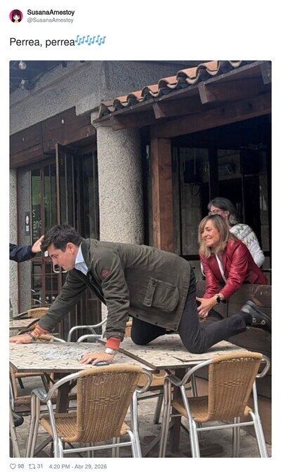 Cuando dices "solo una ca&ntilde;a" y tu colega activa el modo carretilla