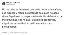 A ver si lo he pillado: votar es genial&hellip; hasta que vota gente que no piensa como yo