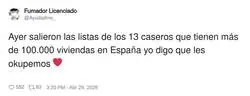 Si tienen 100.000 pisos, que no se quejen si les hacemos un tour guiado por todos