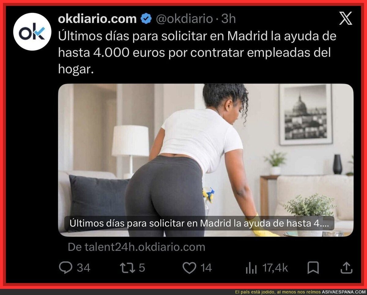Estoy dando volteretas con la portada que han utilizado