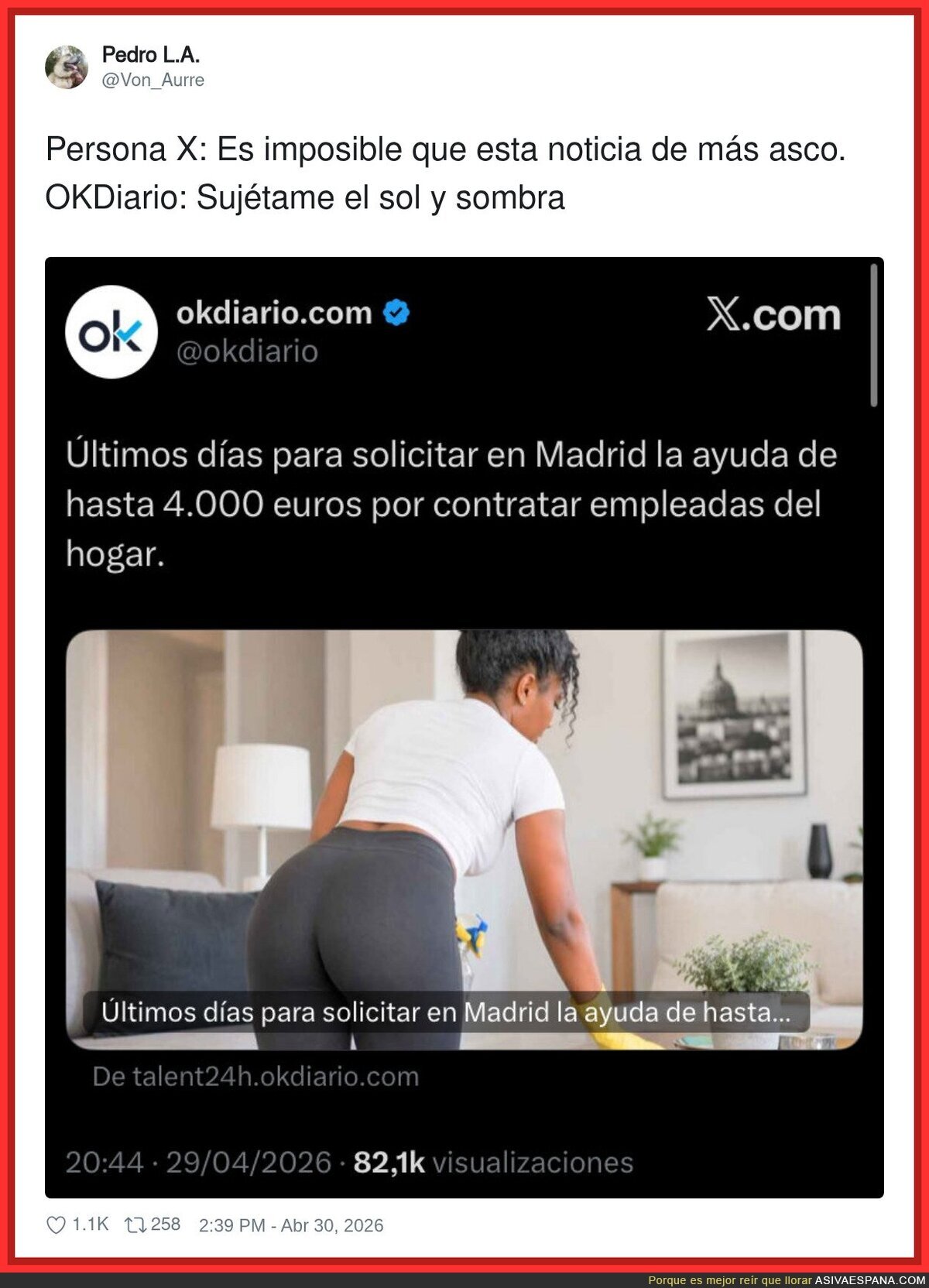 OKDiario: periodismo serio&hellip; hasta que toca elegir foto de stock