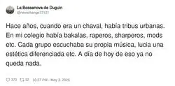 &iquest;Qu&eacute; pas&oacute; con las tribus urbanas?