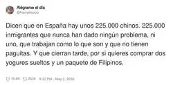 Los chinos son de lejos la mejor comunidad extranjera que hay en Espa&ntilde;a