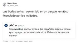 A m&iacute; no me van a enga&ntilde;ar con una boda
