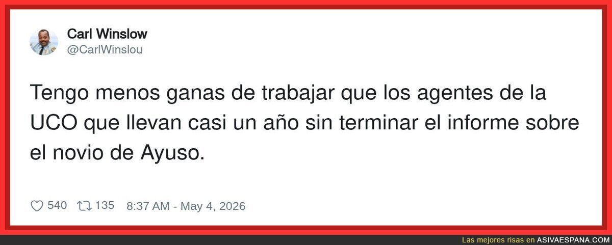 Hoy voy a rendir menos que un informe &ldquo;en borrador&rdquo; desde hace 11 meses