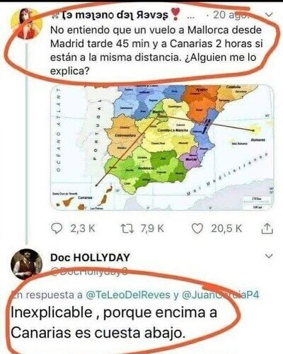La geograf&iacute;a seg&uacute;n mi primo: